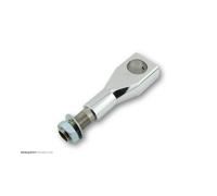 Ritz Alu-Riser Big Bone style plat, poli, 150 mm, 1 1/4 pouce, avec guide câble interne, argent