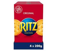 Ritz Original - Crackers Ronds Croustillants et Dorés - 4x200g