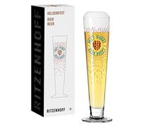 Ritzenhoff 1011012 Verre à bière 330 ml - série Heldenfest, motif n° 12 - Don't worry, beer hoppy - rond - Made in Germany
