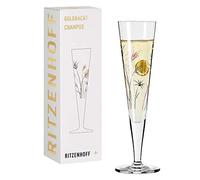 Ritzenhoff 1071013 Flûte à champagne 200 ml - Série Goldnacht n° 13 - Une pièce de design noble avec de l'or véritable - Made in Germany
