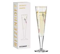 Ritzenhoff 1071018 Flûte à champagne 200 ml - série Goldnacht n° 18 - pièce de design noble avec de l'or véritable - Made in Germany