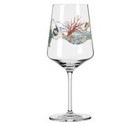 Ritzenhoff 2841006 Verre à apéritif 500 ml - série Sommerrausch n° 6 avec naïade, monde sous-marin - Made in Germany, Rouge, Vert Foncé