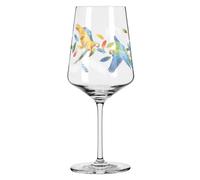 Ritzenhoff 2841011 Verre à apéritif 500 ml - Série Sommerrausch n° 11 avec motif perroquet coloré - Fabriqué en Allemagne, Orange, Bleu, Rouge.