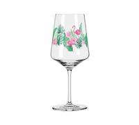 Ritzenhoff 2931014 Verre à apéritif 500 ml - Série rosée d'été - Motif n° 14 avec flamant rose coloré - Made in Germany