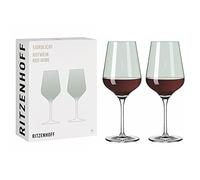 Ritzenhoff 3631004 Verre à vin rouge 500 ml - Série Fjordlicht N° 4, 2 pièces avec dégradé Green - Made in Germany
