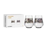 Ritzenhoff 3911001 Verre universel set de 2 verres 500 ml - Schattenfauna Set N° 1, Motif jungle multicolore - Made in Germany
