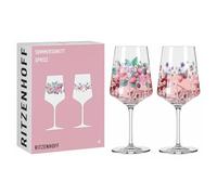 RITZENHOFF 6011004 Sommersonett Lot de 2 verres à apéritif 500 ml - Série Sommersonett - Avec motif baies - Fabriqué en Allemagne