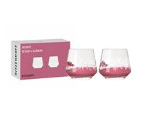 Ritzenhoff 6121002 Lot de 2 verres à dessert 420 ml - Série Delights - Tasse à dessert, illustration blanche - Made in Germany