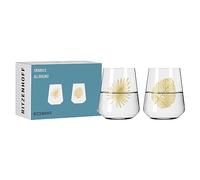 Ritzenhoff 6251001 Lot de 2 verres universels 500 ml - Sparkle Allround, motif à effet irisé, fabriqué en Allemagne, Or