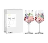 RITZENHOFF 8231002 Sprizz Lot de 2 verres à apéritif 500 ml Série Home & Garden Motif plantes Multicolore Fabriqué en Allemagne