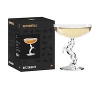 RITZENHOFF 9011001 Flûte à champagne 200 ml, série Reitkristall - Avec design simple et élégant et tige en forme de cheval montant, fabriqué en Allemagne