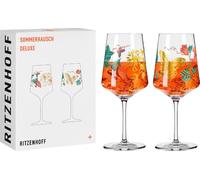 Ritzenhoff Aperitifglas 2er Set Sommerrausch Deluxe 023 024, Kristallglas, 544 ml, R-2841020
