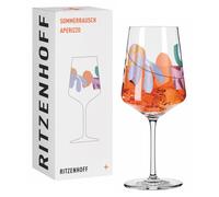 Ritzenhoff 2841008 Verre à apéritif 500 ml - série Sommerrausch n° 8 aux formes colorées - Made in Germany