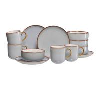 Ritzenhoff & Breker 420142 Service à petit déjeuner portofino - 12 pcs., grès, gris