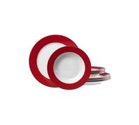 ritzenhoff & breker 596717 doppio service de table rouge 8 pièces