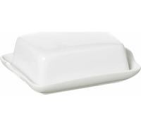Ritzenhoff & Breker Bianco Butterdose, Butter Dose, Butterbehälter, Geschirr, Porzellan, Weiß, 18 cm, 78589