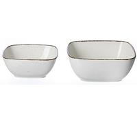 Ritzenhoff & Breker Casa Lot de 2 bols de service Crème 18 x 18 cm et 22 x 22 cm