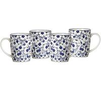 Ritzenhoff & Breker de Royal Sakura Tasses à café, 4 pièces, 350 ML, Porcelaine, Bleu/Blanc