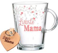 Ritzenhoff & Breker Ensemble de tasses à thé "MAMANIE PRÉFÉRÉE" 2 pièces en verre
