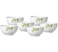 Ritzenhoff & Breker Evora Lot de 6 bols à céréales en porcelaine Blanc