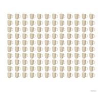 Ritzenhoff & Breker Jasper Lot de 120 tasses à café en grès Vanille 250 ml