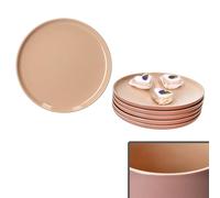 Ritzenhoff & Breker Jasper Lot de 6 assiettes à gâteau en poudre I Assiettes à petit-déjeuner en faïence pour 6 personnes I Petites assiettes pour salade, dessert et autres I Vaisselle pour le petit