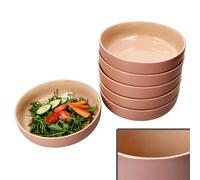 Ritzenhoff & Breker Jasper Lot de 6 assiettes creuses en poudre I 610 ml, Ø 19 cm I Assiettes en faïence pour 6 personnes I Assiettes creuses pour salade, soupe, pâtes, etc. I Vaisselle pour petit