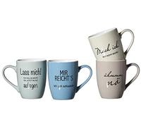 Ritzenhoff & Breker Lot de 4 tasses à café assorties