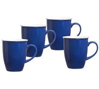 Ritzenhoff & Breker Lot de 4 tasses à café Doppio bleu en porcelaine