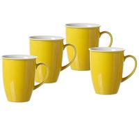 Ritzenhoff & Breker Doppio Lot de 4 tasses à café Jaune