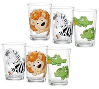 Ritzenhoff & Breker Lot de 6 verres pour enfant Happy Zoo
