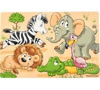 Ritzenhoff & Breker Platzmatte Happy Zoo, Tischmatte, Kunststoff, Bunt, 30 x 45 cm, 316711