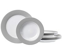 ritzenhoff & breker 596694 doppio service de table gris 8 pièces Gris