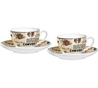 Ritzenhoff & Breker Service à cappuccino CREMA 4 pièces en porcelaine