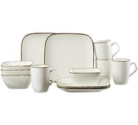 Ritzenhoff & Breker Service de Table pour Brunch et Petit-déjeuner CASA, 12 pièces, crème, 38 x 27 x 27 cm