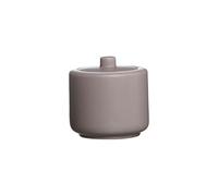 Ritzenhoff & Breker Sucrier Jasper Taupe Ø 8,5 cm Boîte pour café et gâteau en grès, récipient à épices avec couvercle, glaçage mat et toucher doux