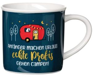 Ritzenhoff & Breker Tasse à café de camping - Les vrais professionnels vont au camping, 360 ml