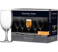 Ritzenhoff & Breker Tulipe à bière "VIO" 0,38 l 6 pièces
