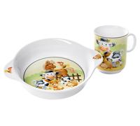 Ritzenhoff & Breker Vaisselle pour enfants « Animaux de la ferme » 2 pièces b...