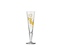 RITZENHOFF 1079016 Verre à champagne 200 ml - Série Brillantnacht 2026, avec motif de ballon et année - Fabriqué en Allemagne