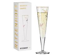 Ritzenhoff 1071017 Flûte à champagne 200 ml - Série Goldnacht n° 17 - Une pièce de design noble avec de l'or véritable - Made in Germany