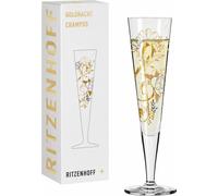 Ritzenhoff Champagnerglas Goldnacht Champus 045, Melina Sparschu F25, Kristallglas, 205 ml, 1071045