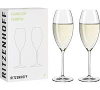 Ritzenhoff Champusglas 2er Set Glanzlicht 001, Kristallglas, 325 ml, R-8011003