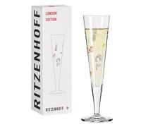 Ritzenhoff Flûte à champagne 1072006 200 ml Édition Londres Cristal multicolore