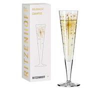 Ritzenhoff 1078268 Flûte à champagne 200 ml - Série Goldnacht n° 5 - Noble pièce de design avec or véritable - Made in Germany