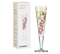 Ritzenhoff Flûte à champagne 1071024 - Goldnacht n°24 - 200 ml - Or véritable - Allemagne