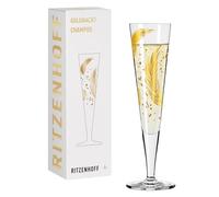 Ritzenhoff Flûte à champagne 1071042 – Série Goldnacht n° 42 – 200 ml – Or véritable – Lot de 2