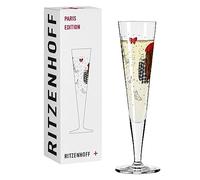 Ritzenhoff Flûte à champagne 1072005 Paris Edition 200 ml design multicolore Fabriqué en Allemagne
