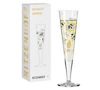 RITZENHOFF Goldnacht 1071044 Flûte à champagne 200 ml - Série Goldnacht n° 44 - Pièce de design en or véritable - Fabriqué en Allemagne