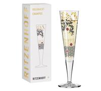 Ritzenhoff Goldnacht Champagnerglas 019, Kathrin Stockebrand, Kristallglas, 205 ml, 1071019